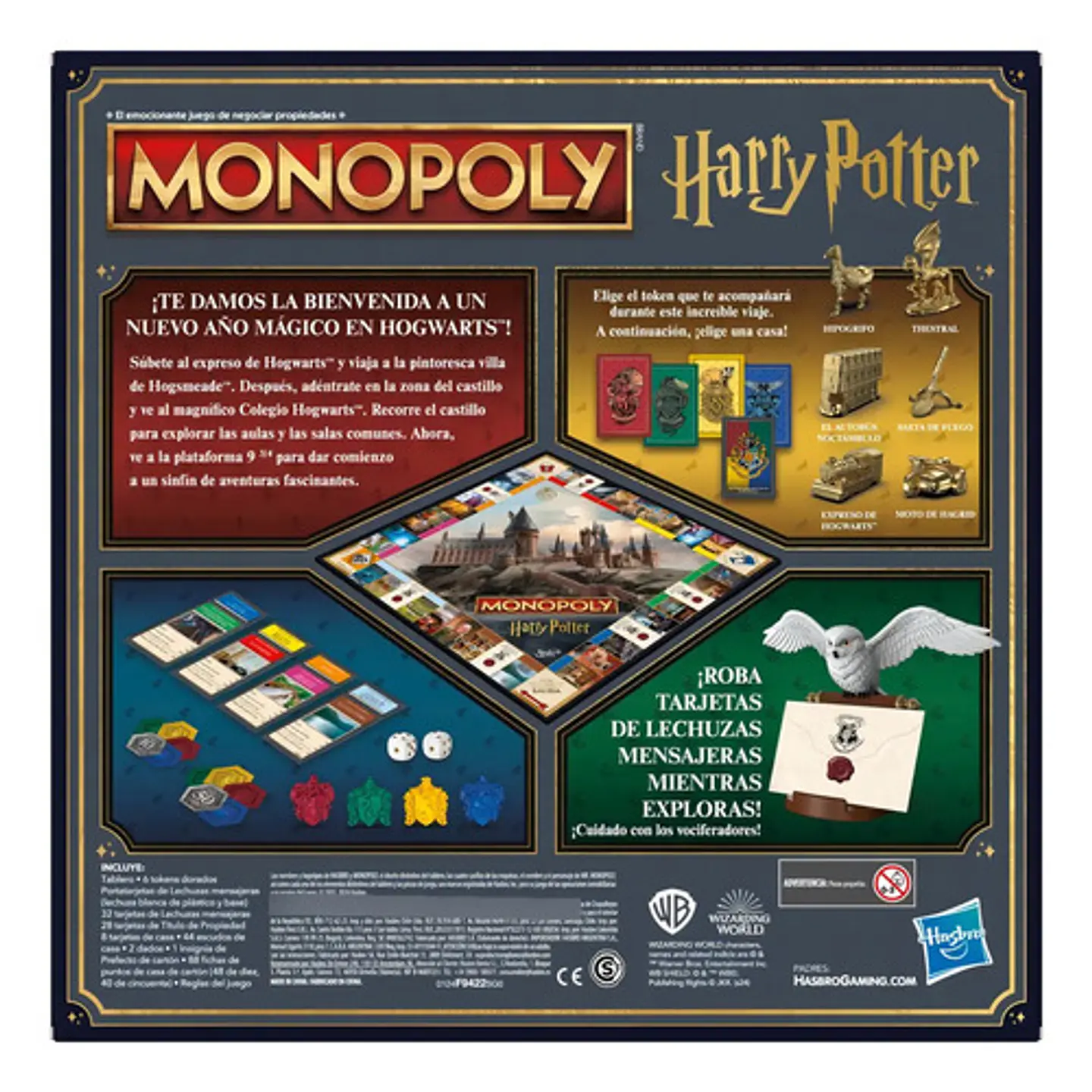 Juego De Mesa Monopoly Harry Potter Hasbro 4