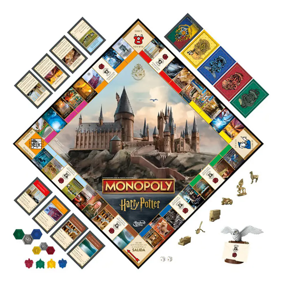 Juego De Mesa Monopoly Harry Potter Hasbro 8