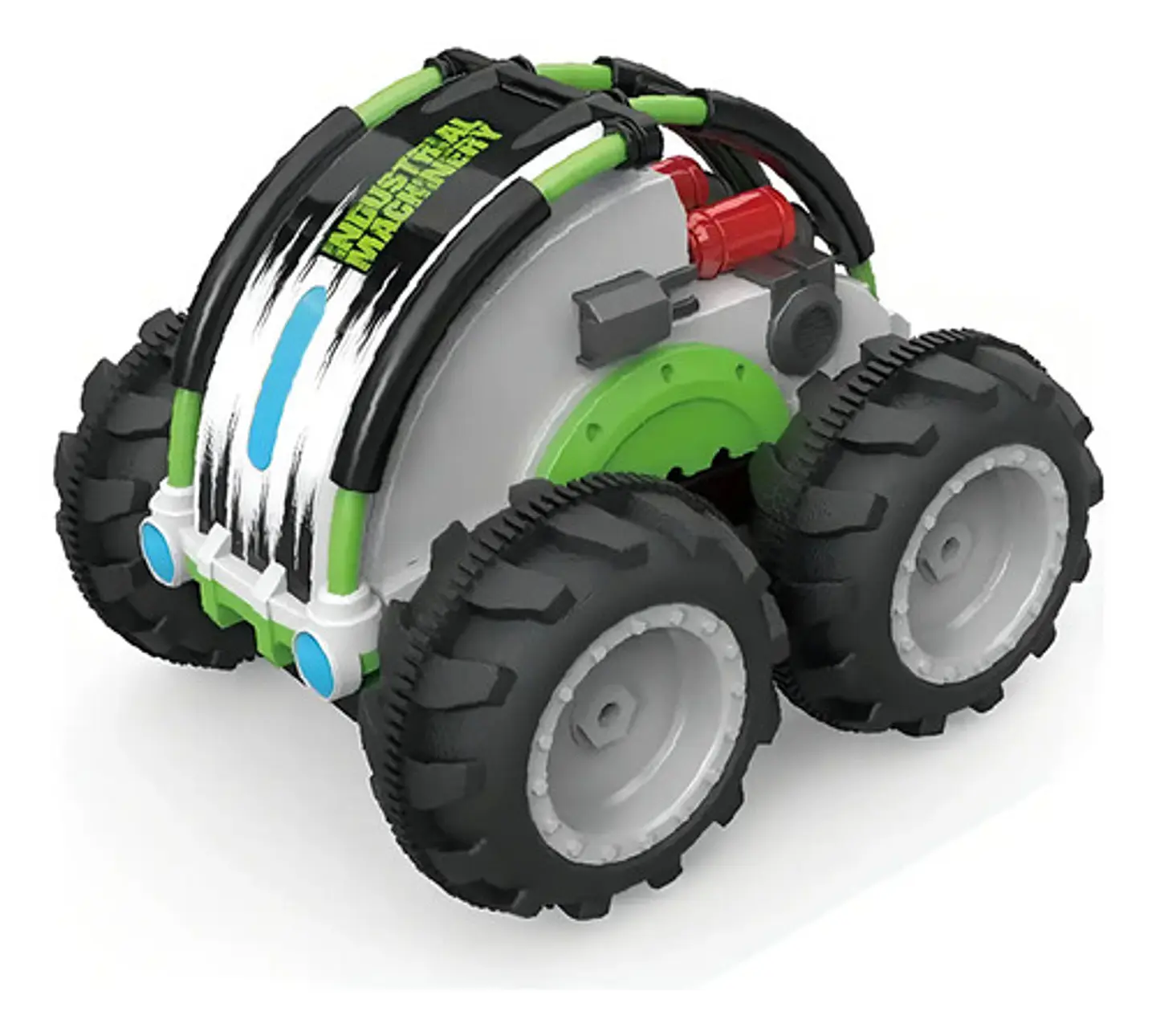 Carro Anfibio A Control Remoto Stunt 360° Para Niños Verde 1