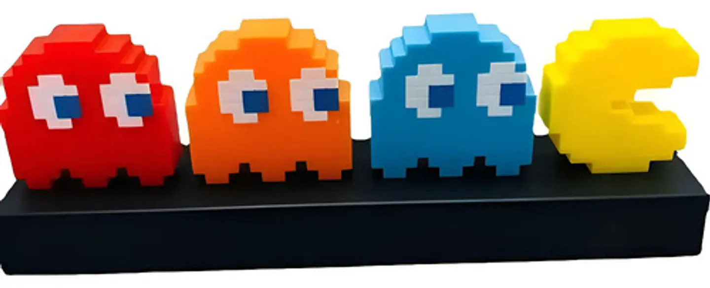 Lampara Pac-man Control De Sonido Colorido Luz Nocturna Usb 2