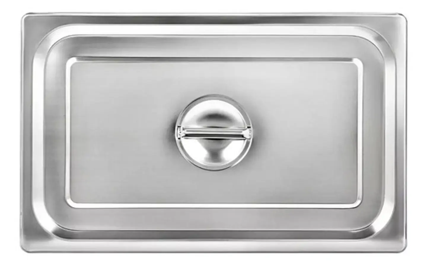 Azafate 1/2 Gn 32.5x26.5x10cm Acero Inoxidable Con Tapa Azafate 26.5cm 6
