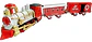 Tren Clásico Navideño Con Luces, Sonidos Y Vapor - Miniatura 6
