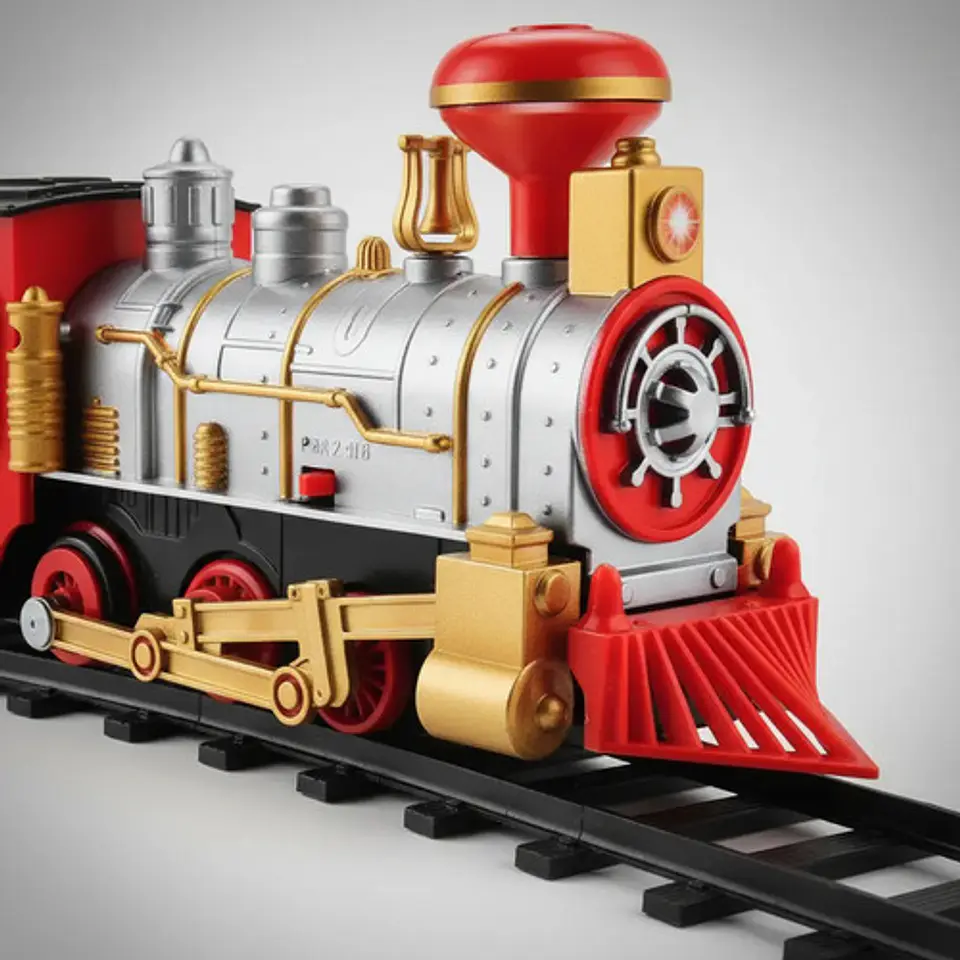 Tren Clásico Navideño Con Luces, Sonidos Y Vapor 7