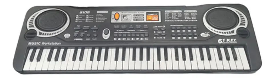 Organeta Piano Musical Niños Niñas 61 Teclas Microfono Color Rosa 2