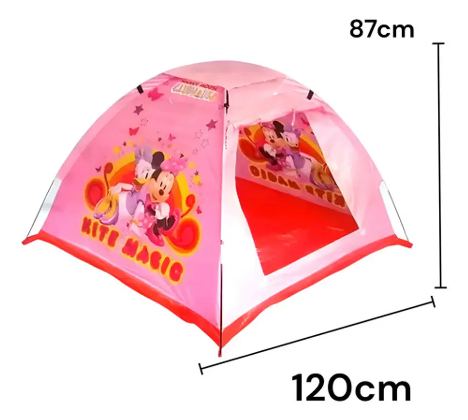 Carpa Infantil Niñas Camping Minnie Mouse 4