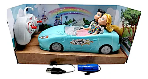 Carro Control Remoto Muñeco Funny Pocket Escala Juguete Poly