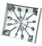 Reloj Analogico Utensilios Cocina Pared 40 Cm Metal Lujo - Miniatura 2
