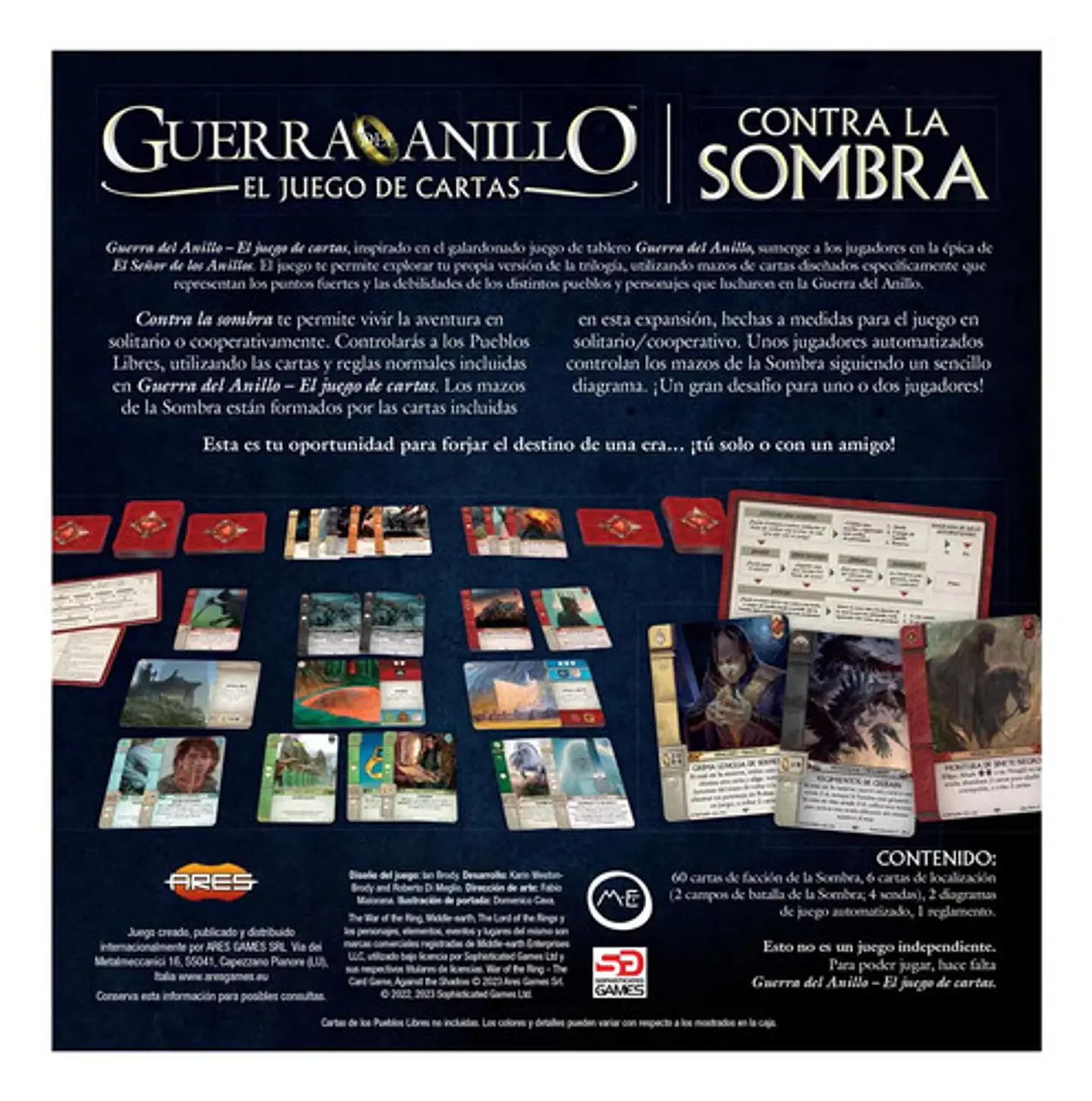 Guerra Del Anillo De Cartas Expansión Contra La Sombra Juego 3