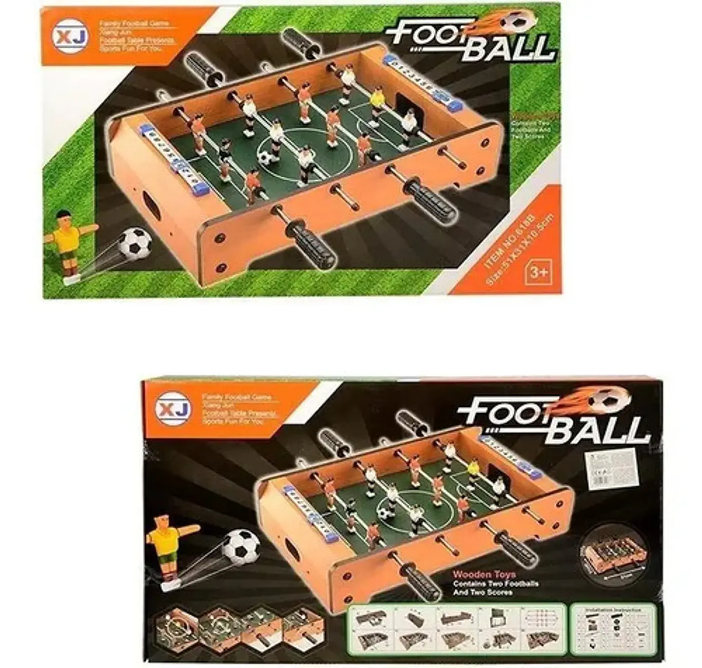 Futbolin De Mesa En Madera 4