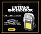 Linterna Led Recargable Deka 300lm Usb Transparente Encendedor Blanco - Miniatura 3