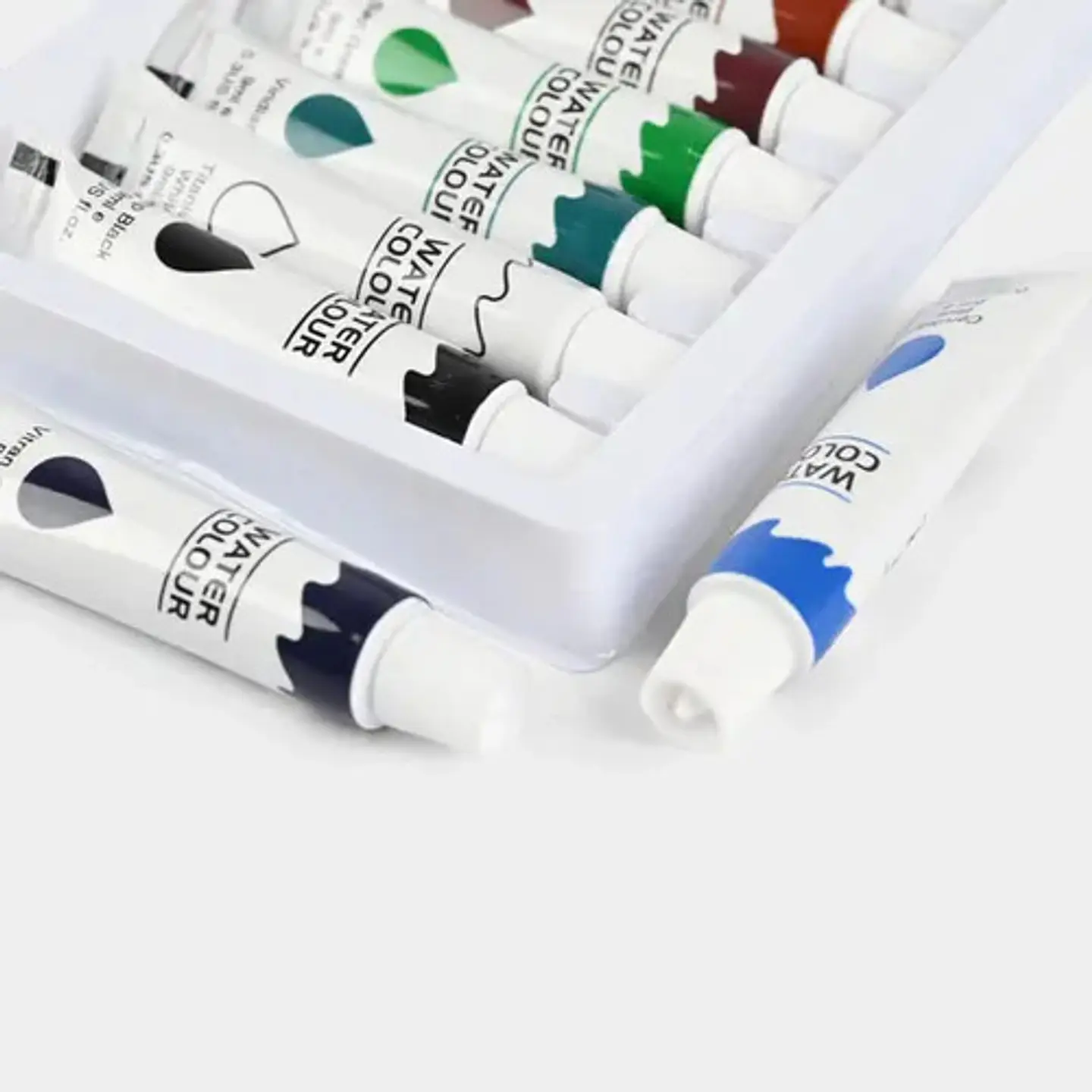 Set Paleta De Pintura 12 Pcs Oleos Vidrio 2