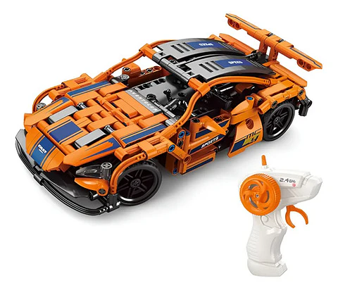 Automóvil Deportivo Armable Bloques A Control Remoto 408 Pcs