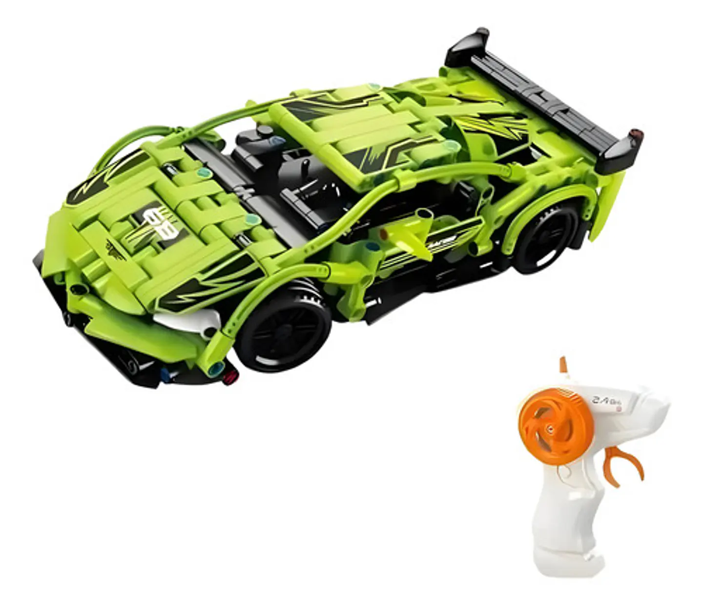 Automóvil Deportivo Armable Bloques A Control Remoto 408 Pcs 8