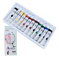 Paleta De Pintura 12 Pcs Oleos Acrilicos - Miniatura 1
