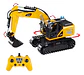 Excavadora A Control Remoto 1:18 Con Spray Niños Juguete Color Amarillo - Miniatura 1