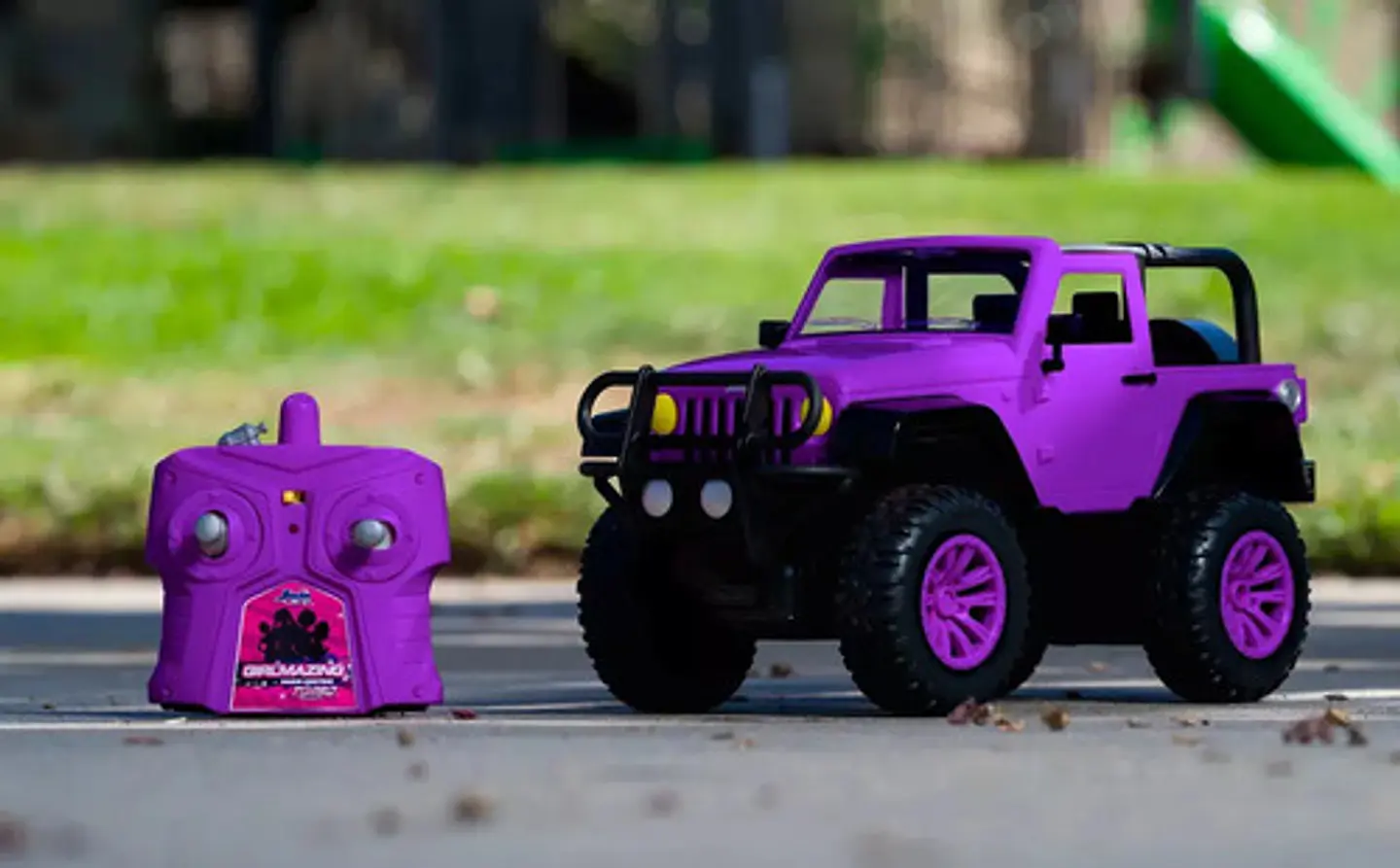 Jeep Jada Control Remoto Jueguete Niñas 2.4ghz Pegantinas 4