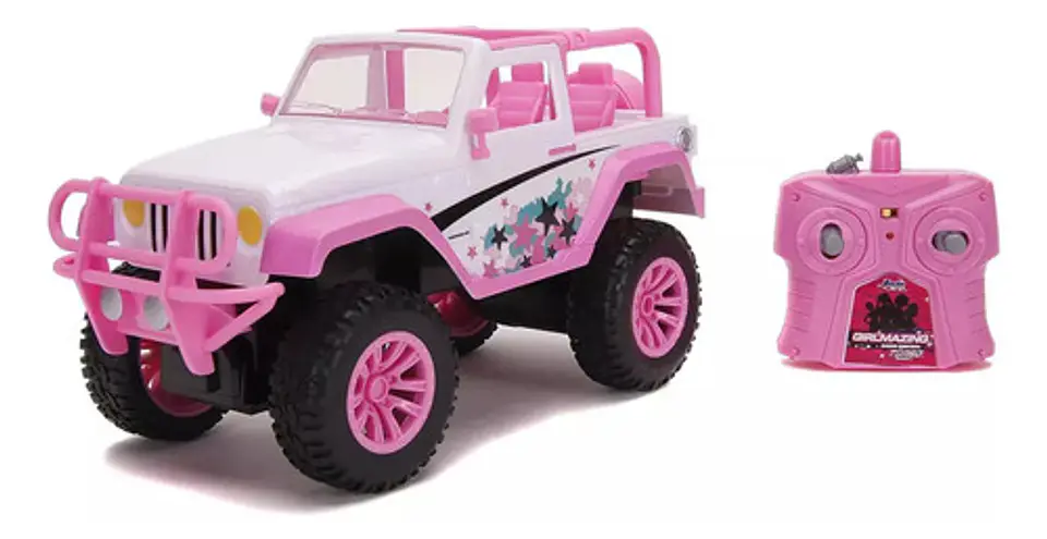 Jeep Jada Control Remoto Jueguete Niñas 2.4ghz Pegantinas 6