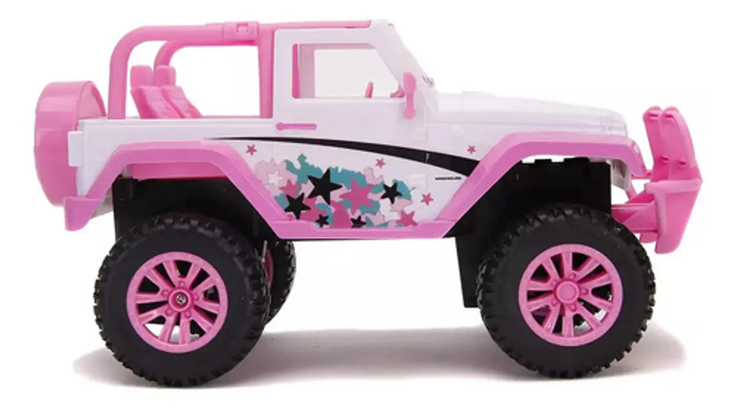 Jeep Jada Control Remoto Jueguete Niñas 2.4ghz Pegantinas 7