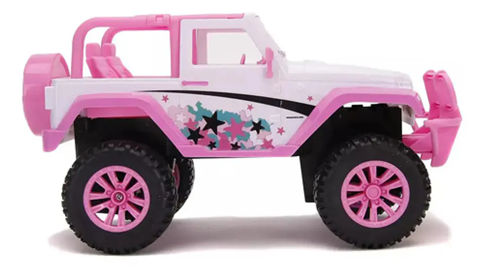 Jeep Jada Control Remoto Jueguete Niñas 2.4ghz Pegantinas 7