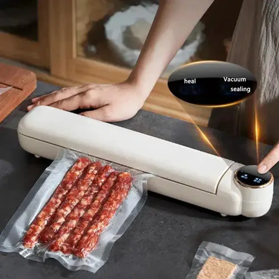 Maquina Selladora Al Vacío,sellador Alimentos Aspirador Aire 1