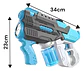 Pistola De Burbujas Electrica De Agujeros Recargable - Miniatura 2