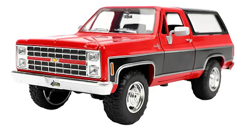 Auto Camioneta Jada Toys Chevrolet Blazer Roja Metal Fundido Coleccionable Rojo