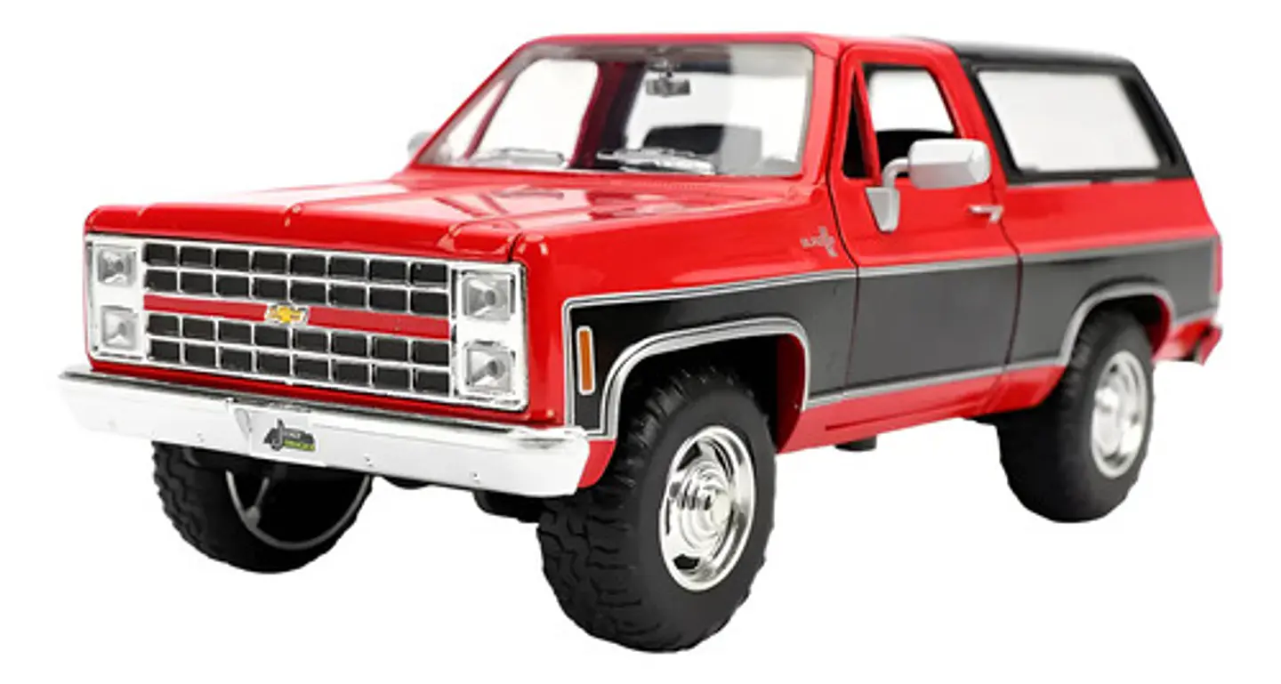 Auto Camioneta Jada Toys Chevrolet Blazer Roja Metal Fundido Coleccionable Rojo 1