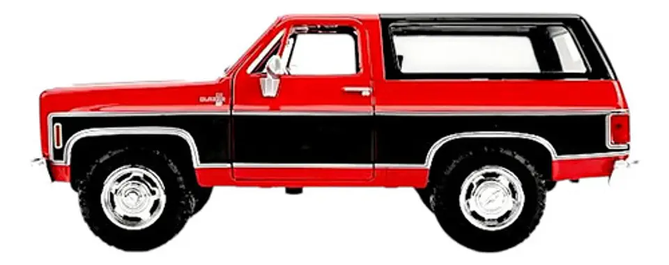 Auto Camioneta Jada Toys Chevrolet Blazer Roja Metal Fundido Coleccionable Rojo 3