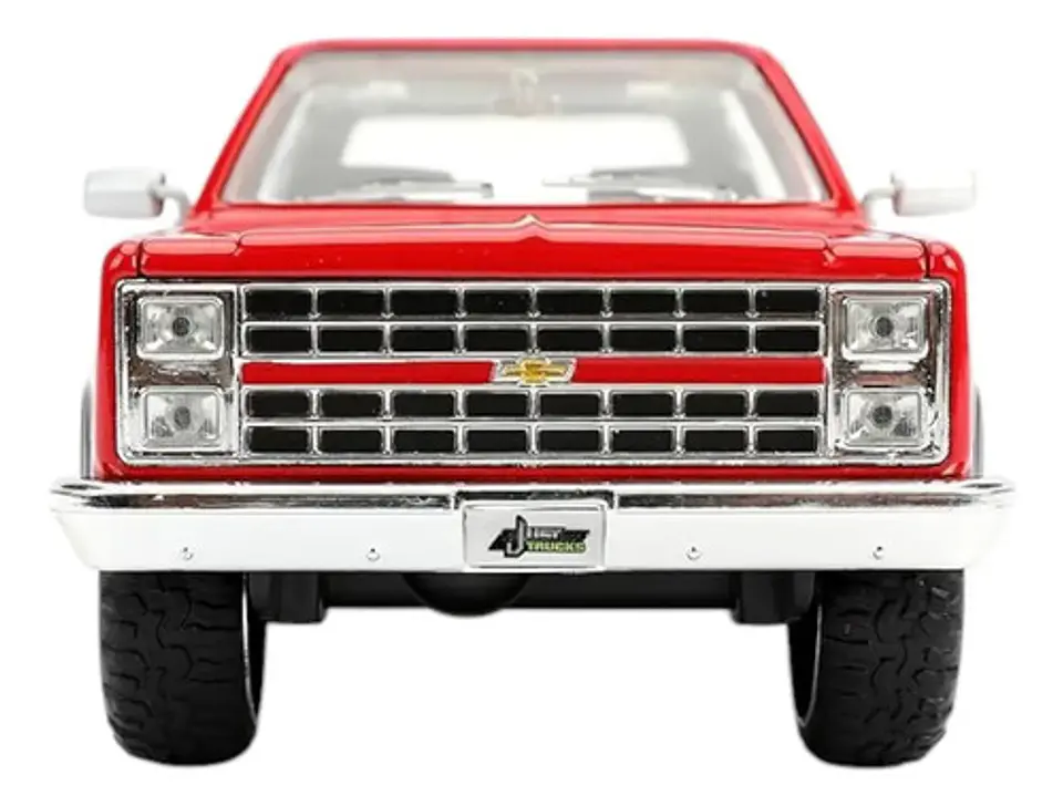 Auto Camioneta Jada Toys Chevrolet Blazer Roja Metal Fundido Coleccionable Rojo 4