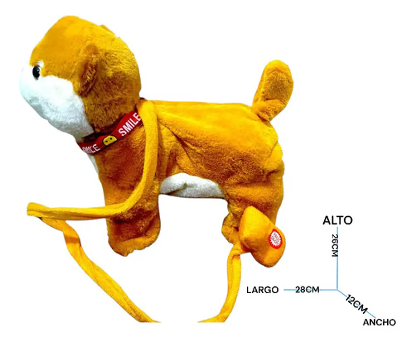 Juguete Perrito Peluche Electronico Correa Camina Ladra 3