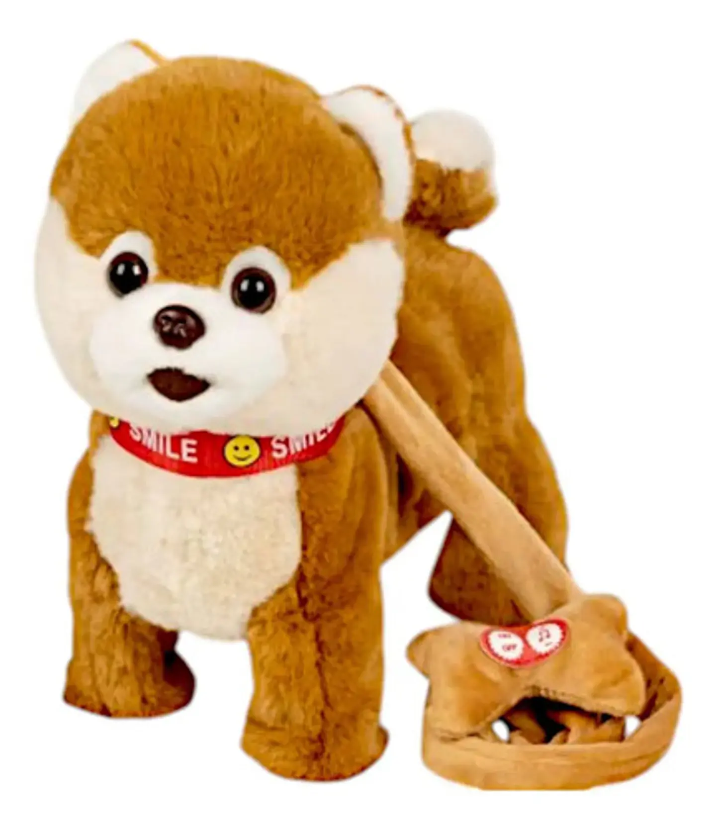 Juguete Perrito Peluche Electronico Correa Camina Ladra 4