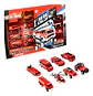 Six Xix Zero Carros Rescate Aleación Pack 13 Unidades Escala 1:64 Rojo - Miniatura 2