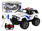 Auto Control Remoto Policía Keep Law Escala 1:20 Blanco Luces Led - Miniatura 1