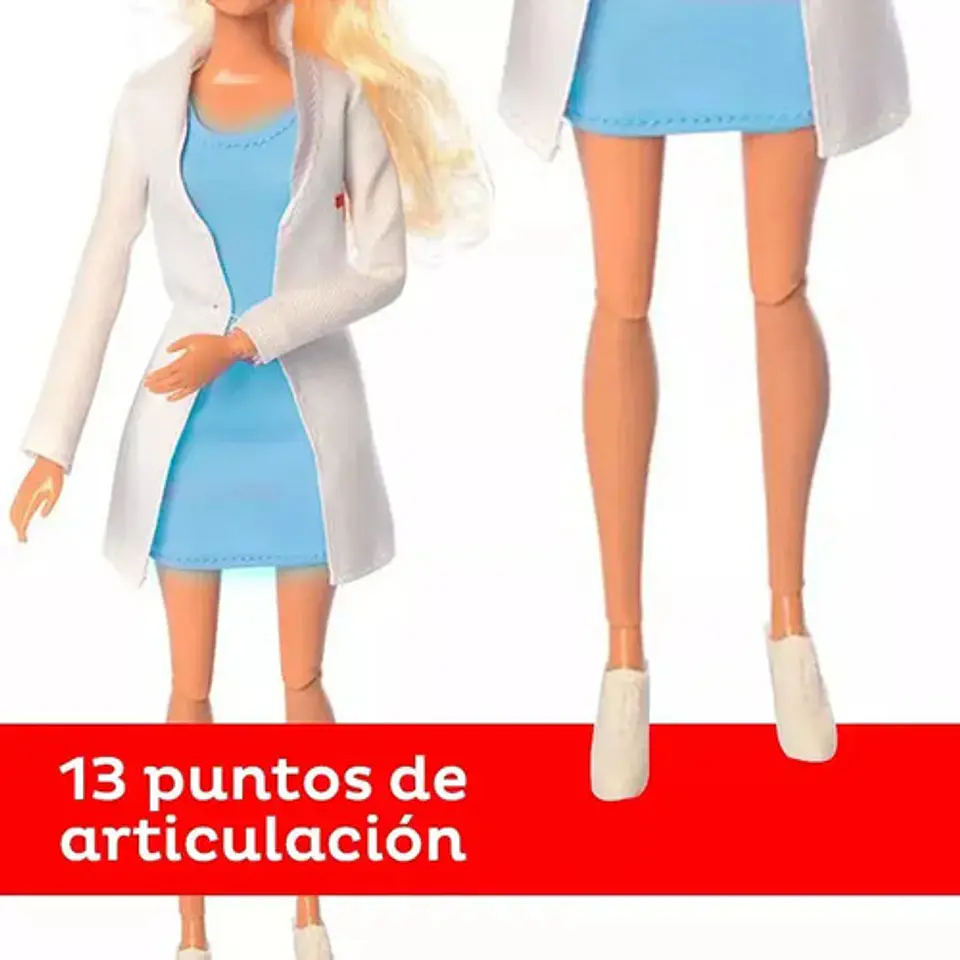 Odontóloga Muñeca Paciente Juguete Niñas Doctora Defa Lucy 3