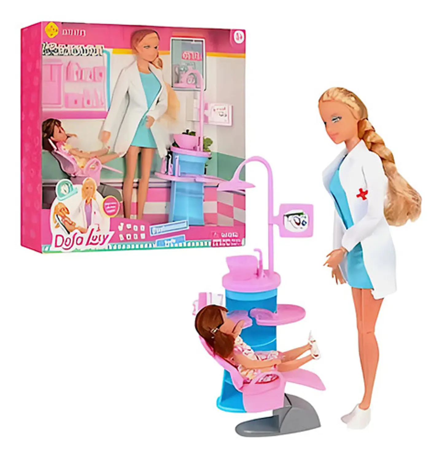 Odontóloga Muñeca Paciente Juguete Niñas Doctora Defa Lucy 4
