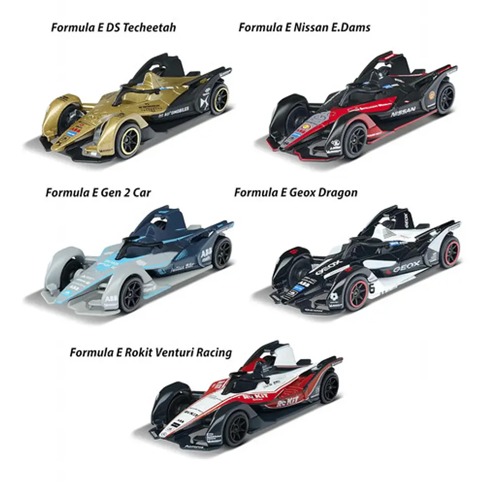 Majorette Carros Autos Furmula -e Gen 2 Coleccion 5