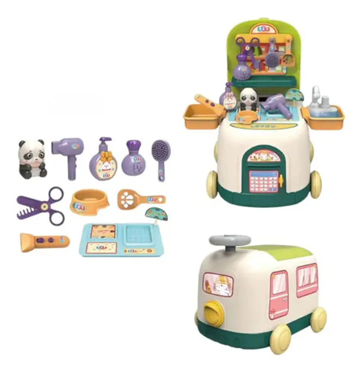 Carrito 2 En 1 Juguete  Tienda De Mascotas/cocina Intantil 1