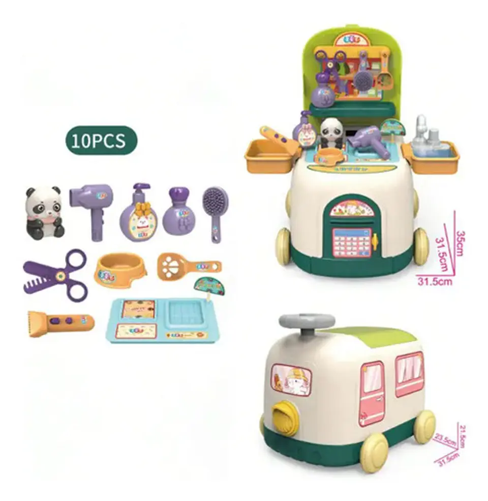 Carrito 2 En 1 Juguete  Tienda De Mascotas/cocina Intantil 2