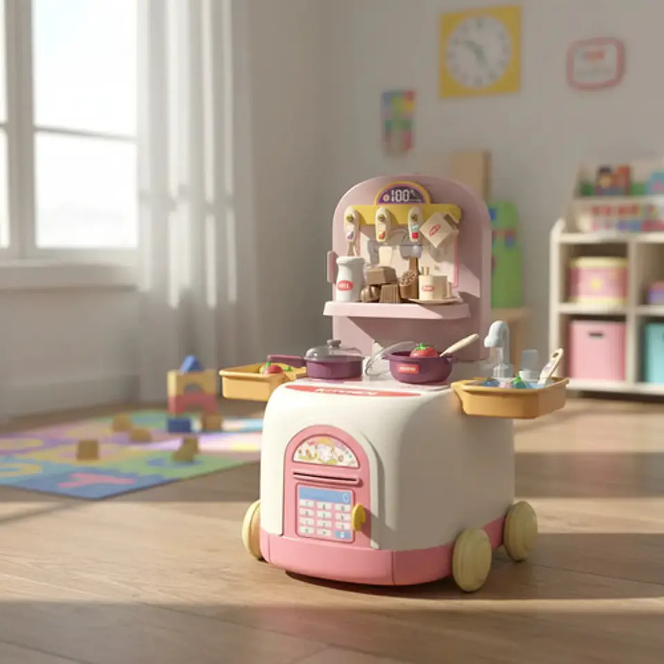 Carrito 2 En 1 Juguete  Tienda De Mascotas/cocina Intantil 6