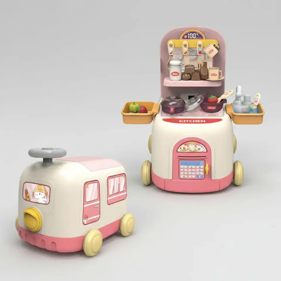 Carrito 2 En 1 Juguete  Tienda De Mascotas/cocina Intantil 7