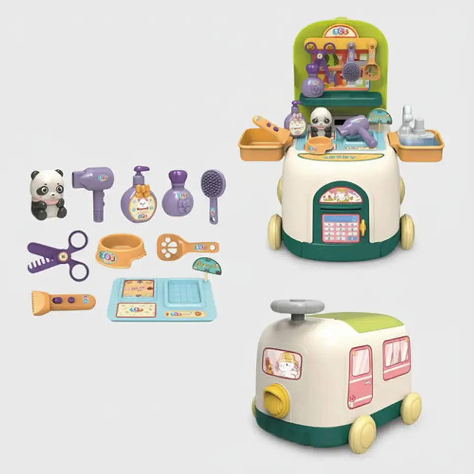 Carrito 2 En 1 Juguete  Tienda De Mascotas/cocina Intantil 8