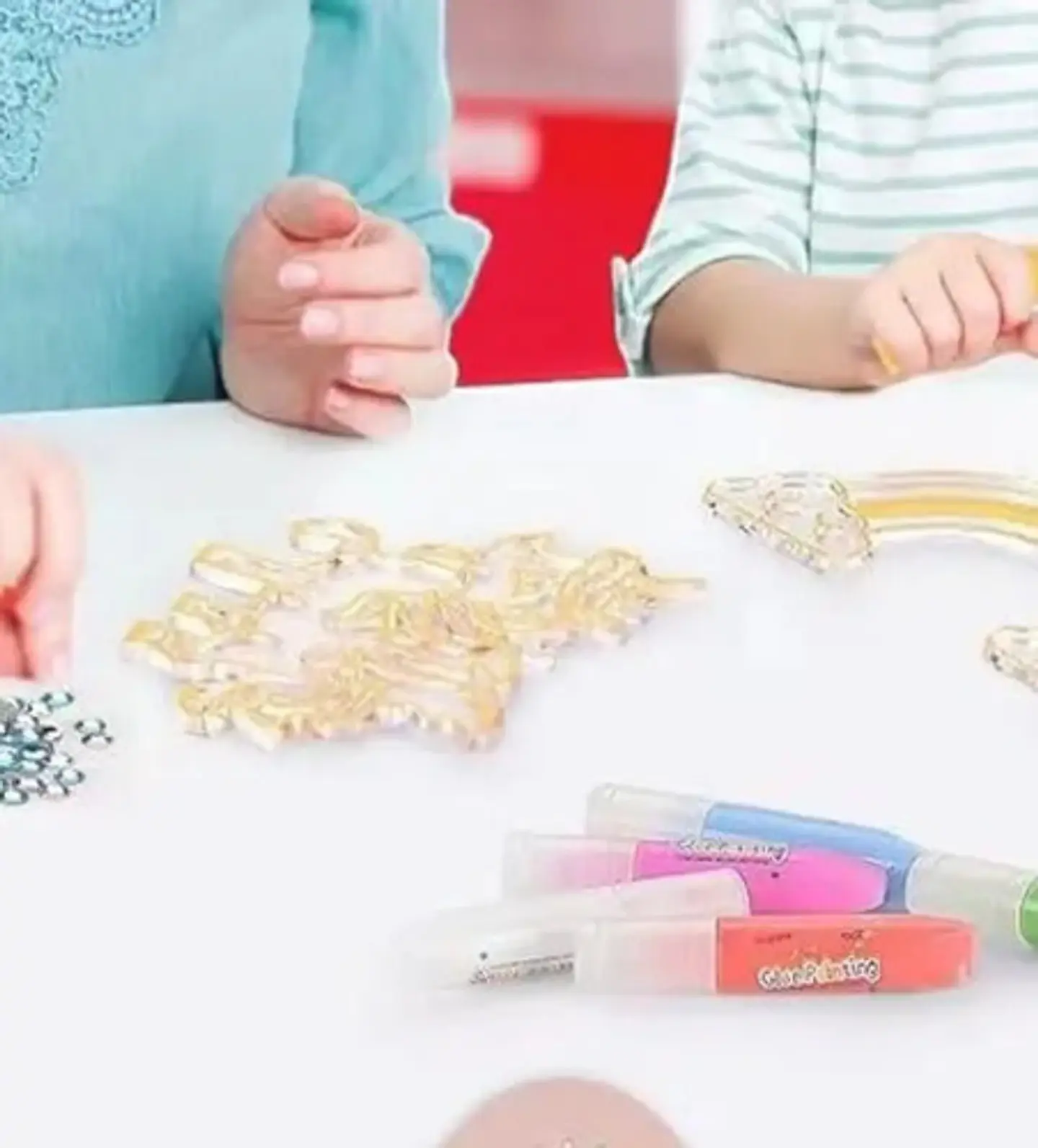 Set Juego De Arte Manualidades De Pintura Vitral Ñiños 3