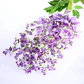 Flores Artificiales Plástico Violeta Vid Ramo Unidad 72cm Q - Miniatura 2