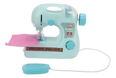 Juguete Niñas Mini Maquina De Coser Kit De Costura