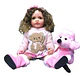 Muñeca Bebé Reborn 52cm Silicona Baby Doll Cuerpo Blando Realista - Miniatura 2
