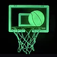 Tablero Baloncesto Neon  Aro, Malla, Pelota , Caucho - Miniatura 2