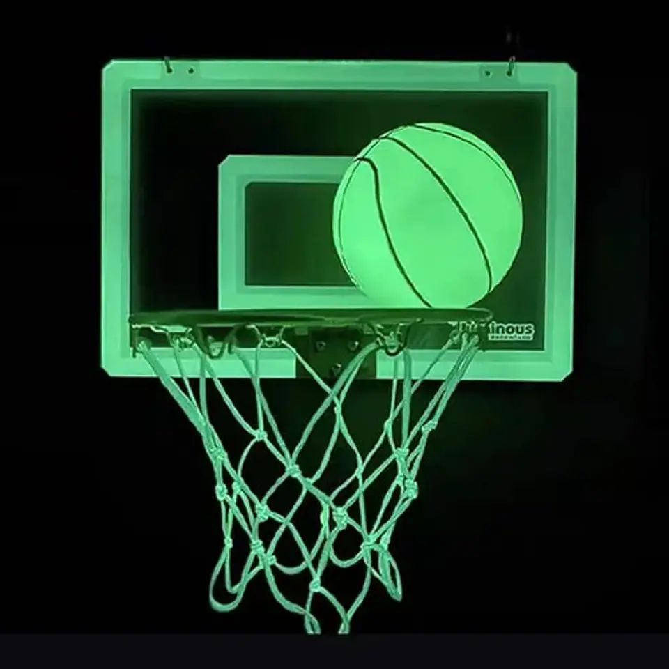 Tablero Baloncesto Neon  Aro, Malla, Pelota , Caucho 2
