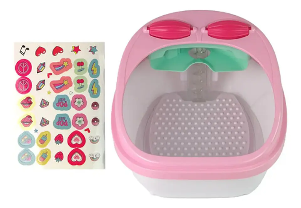 Set Spa Pies Masaje Pedicure Hidrogel Luces Burbujas Girls Creator 3