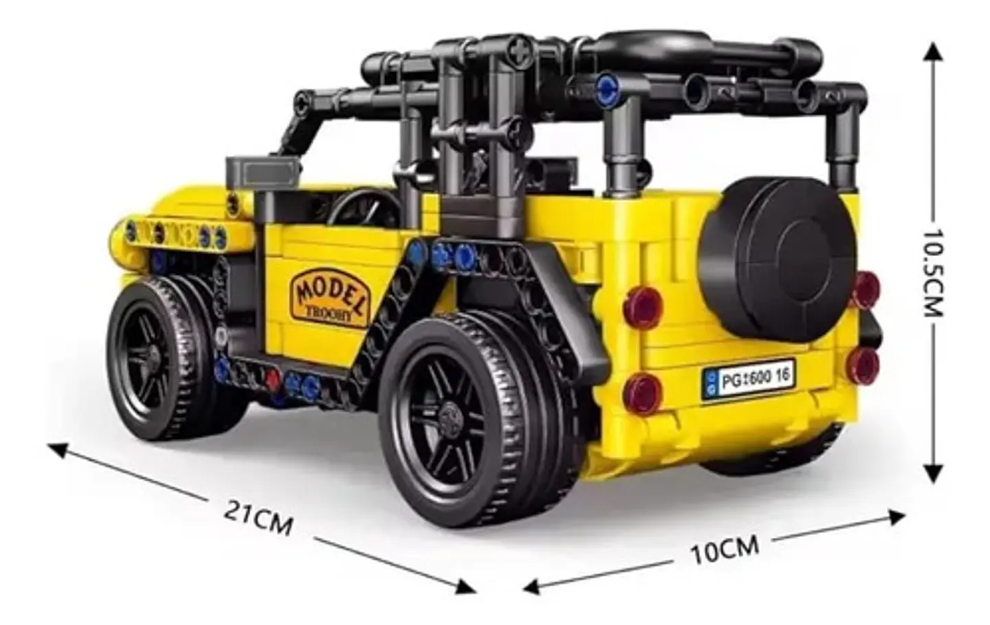 Camioneta Deportivo Armable Bloques A Control Remoto 434 Pcs 7