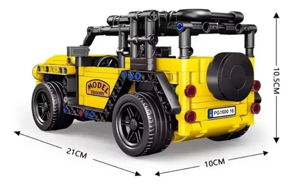 Camioneta Deportivo Armable Bloques A Control Remoto 434 Pcs 7